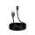 Kabel JoyRoom Kabel Long-Lasting Series A9 USB-A / USB-C 3A 2m - czarny 6956116735807
